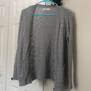 Abercrombie grey cardigan